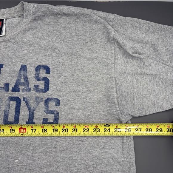 Vintage Nike Team Dallas Cowboys Graphic Print T-Shirt Sz 2XL Swoosh Grey Xxl - Picture 8 of 9